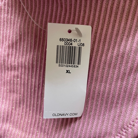 🆕 Old Navy Women’s Convertible Metallic Shine One Piece Swim Swimsuit Shimmer XL - Picture 13 of 16